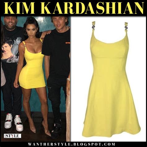 kim kardashian 1995 versace yellow dress|versace dresses for women.